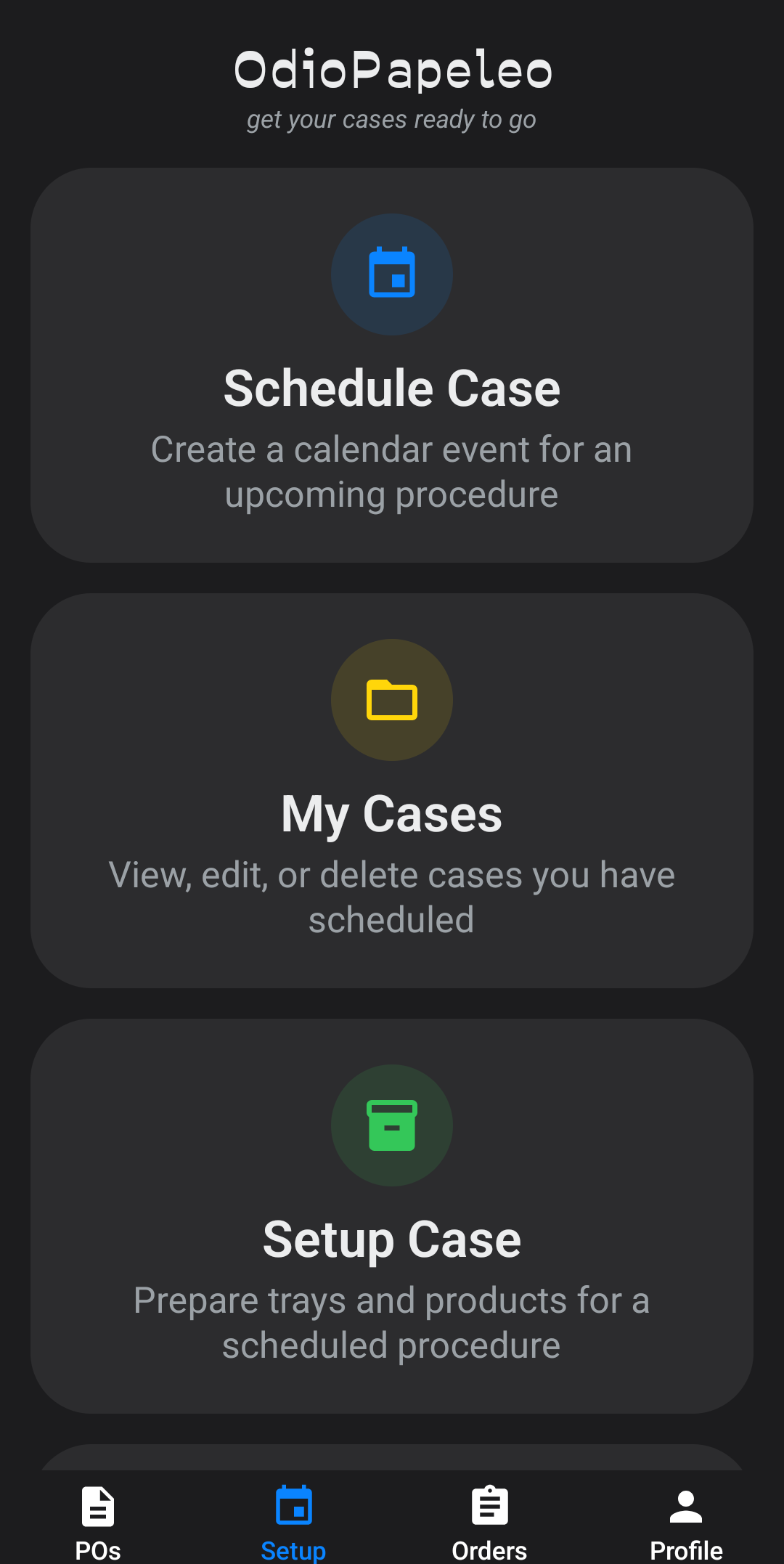 Case Setup
